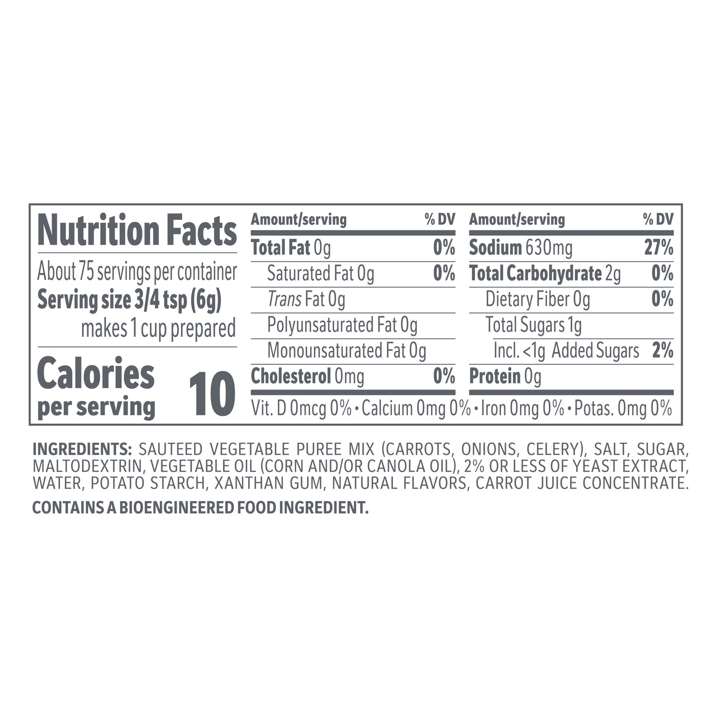 MINOR'S Sautéed Vegetable Mirepoix, No Added MSG, Gluten Free