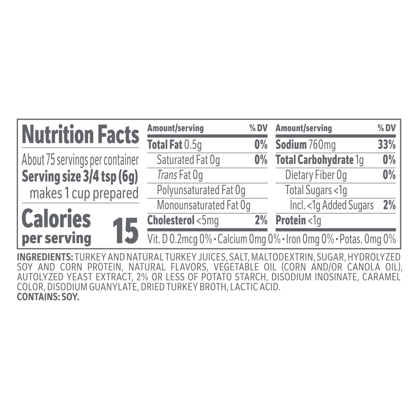 MINOR'S Turkey Base, No Added MSG, Gluten Free