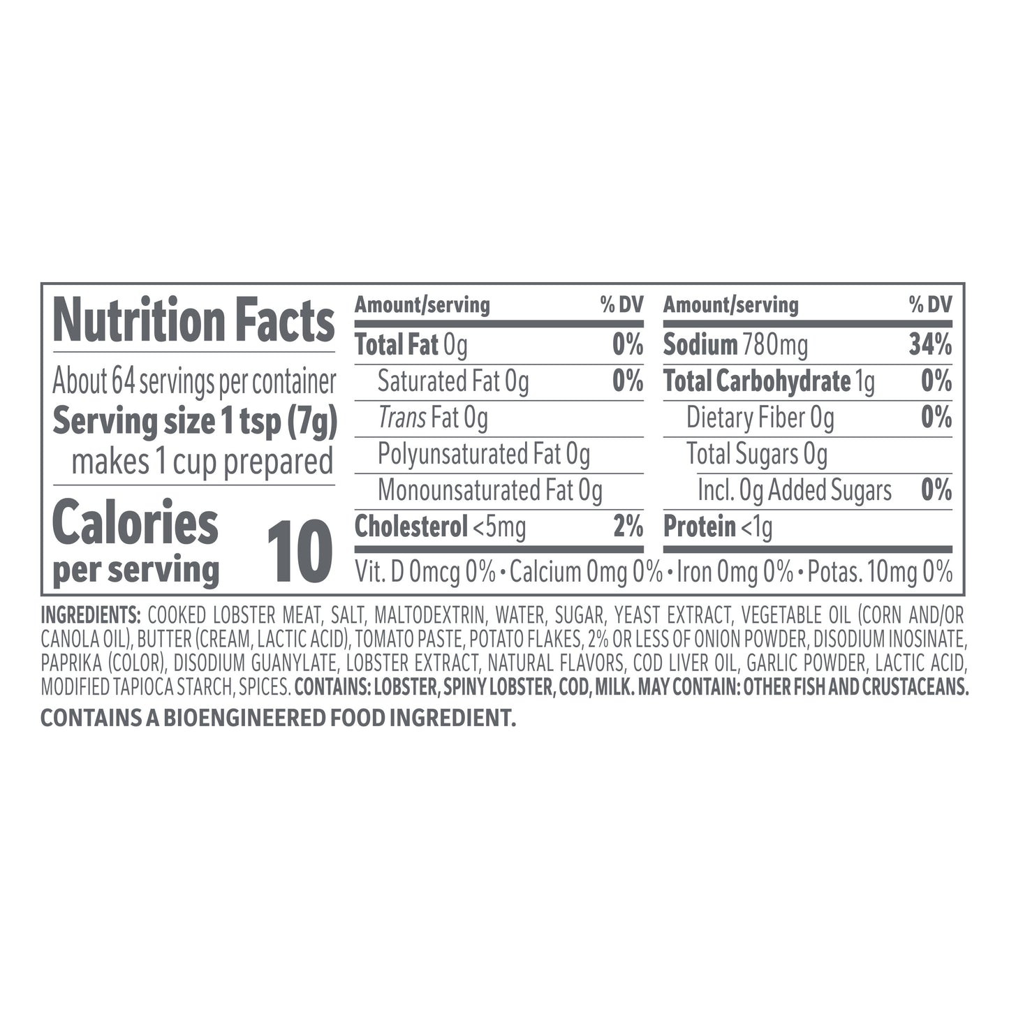 MINOR'S Lobster Base, No Added MSG, Gluten Free