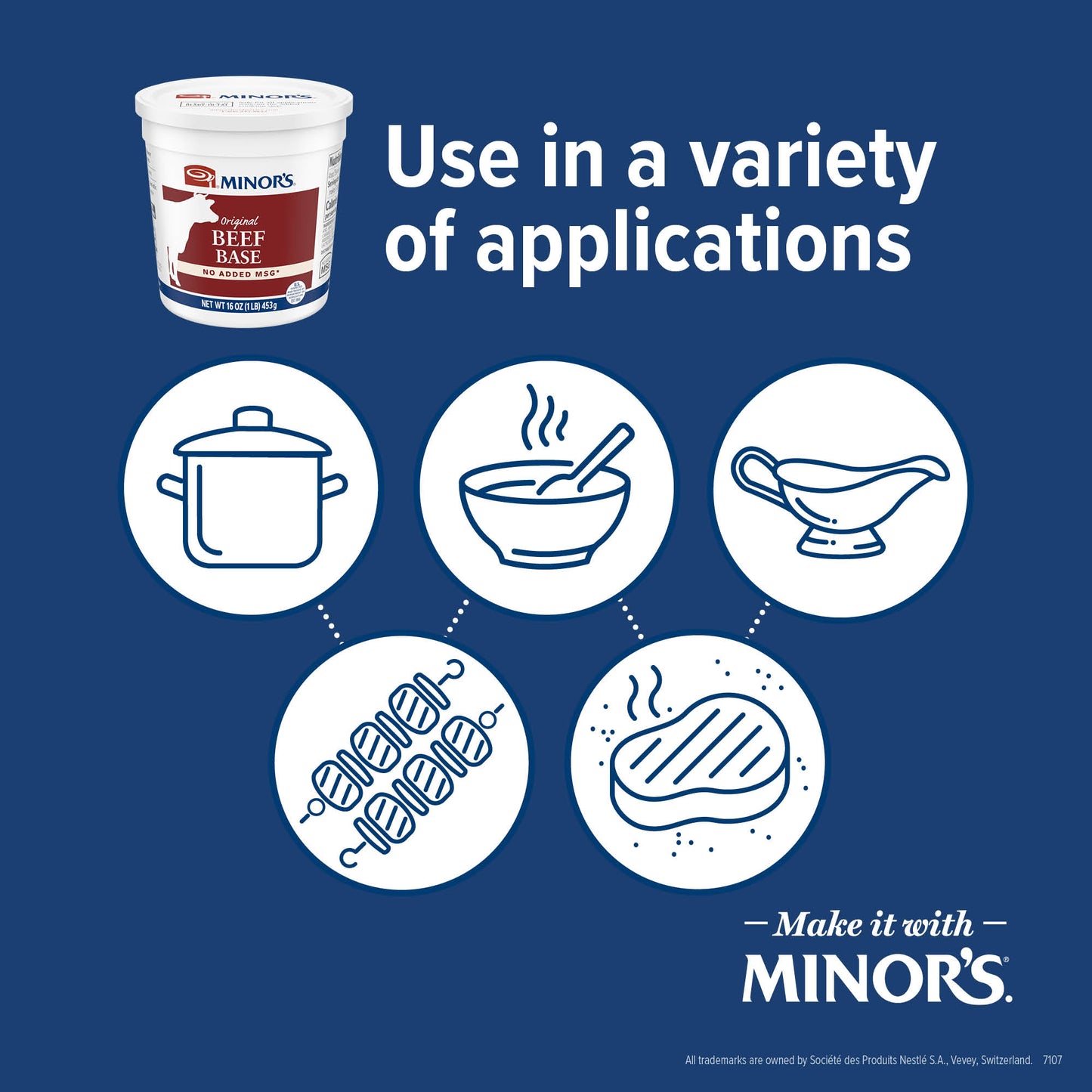 MINORS Beef Base, No Added MSG