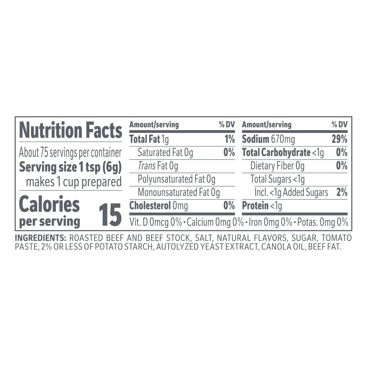 MINOR'S Natural Gluten Free Beef Base
