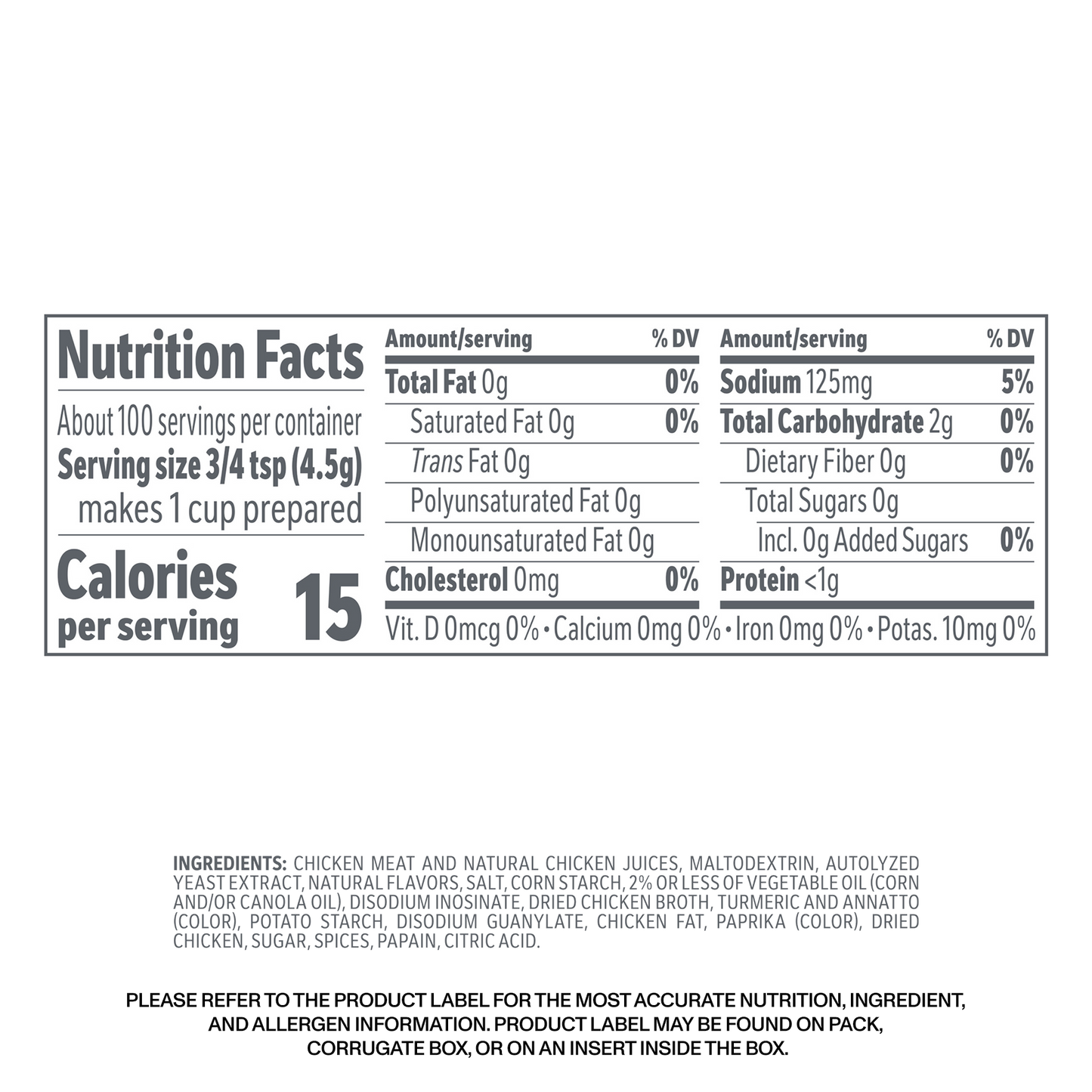 MINOR'S Chicken Base Low Sodium, No Added MSG, Gluten Free