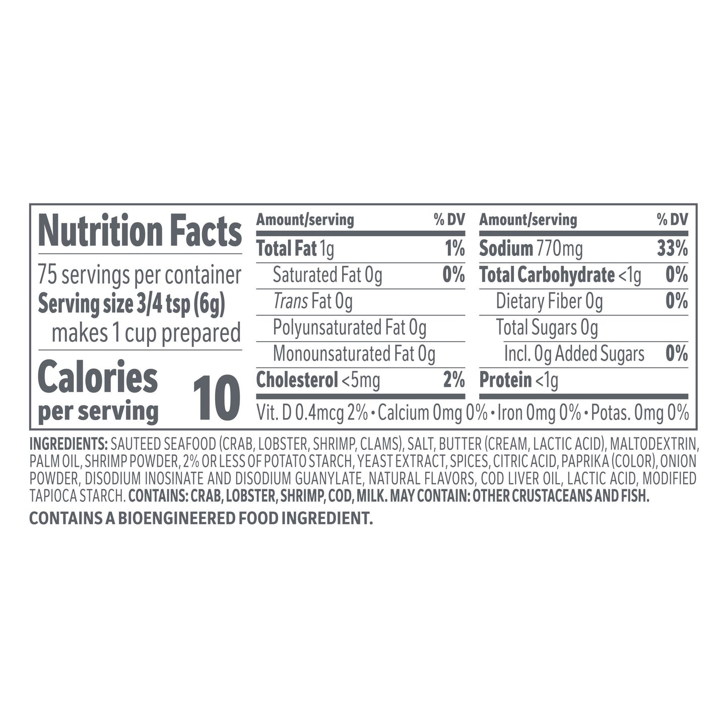 MINOR'S Seafood Base, No Added MSG, Gluten Free
