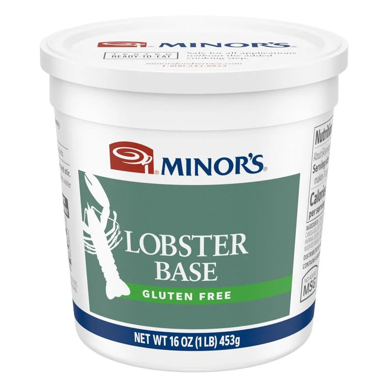 MINOR'S Lobster Base, No Added MSG, Gluten Free