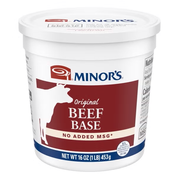 MINORS Beef Base No Added MSG, 1 Lb