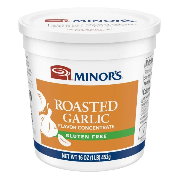 MINOR'S Roasted Garlic Flavor Concentrate GtnF 1Lb